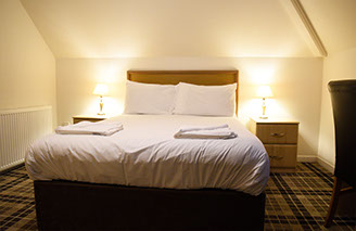 Double room accommodation at our Portree Hotel en suite with free WIFI